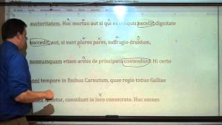 De Bello Gallico Caear Book 6 sec 13 lines 19 to the end [upl. by Eitisahc420]