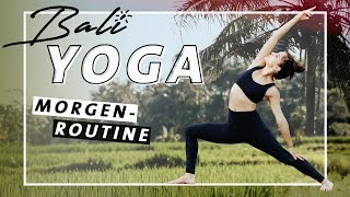 Yoga Morgenroutine Vinyasa Flow  Fit amp Wach den Tag beginnen  Mittelstufe [upl. by Sang48]