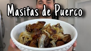 Masas de Puerco Fritas Receta Cubana Gio en la Cocina Masas de Cerdo [upl. by Sybilla]