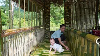 FULL VIDEO 210 Days of Construction  Single Mother Builds a Bamboo House by the Lake Alone [upl. by Ryter395]