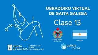 Obradoiro Virtual de Gaita Galega  Clase 13 [upl. by Nekial]