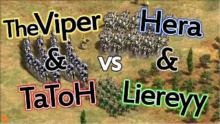 TheViper amp TaToH vs Hera amp Liereyy Massive 2v2 [upl. by Huba]