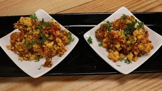 Paneer Bhurji  5 Best Paneer Recipes  Sanjeev Kapoor Khazana [upl. by Haleeuqa794]