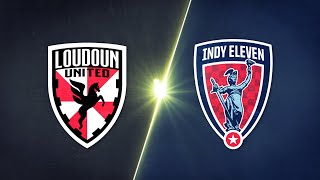 HIGHLIGHTS  Indy Eleven at Loudoun United FC  October 8 [upl. by Annaitsirhc]