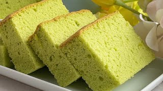 Pandan Sponge Cake Recipe  香兰海绵蛋糕食谱 [upl. by Heshum270]