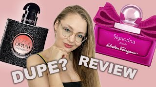 NEW Black Opium Dupe SIGNORINA RIBELLE HONEST REVIEW [upl. by Slaby]