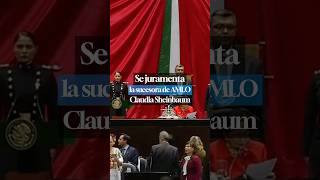 Entre desplantes y juramentos mexico claudiasheinbaum amlo noticias internacionales política [upl. by Nnalorac]