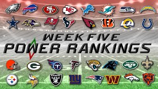 NFL Week 5 Power Rankings [upl. by Ztnahc]