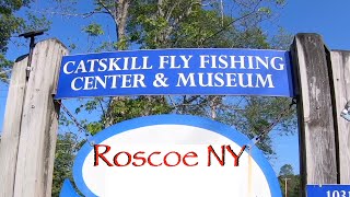 Catskill Fly FishingCenter and museum In Roscoe New York BeaverKill and Willowemoc Rivers big TROUT [upl. by Aro561]