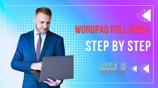 Microsoft Wordpad Hindi Full Video Step By Step File  Home  View menu [upl. by Iht984]