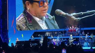 Elton John Bennie and the Jets Live at Liverpool M and S Bank Arena 230323 [upl. by Hnahc]