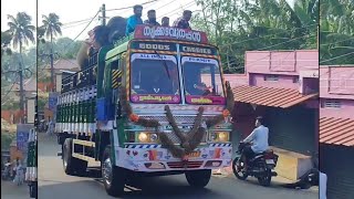 Thrikkadavoor Sivaraju getting ready for Elampalloor Devi temple Utsavam 2023 [upl. by Astto]