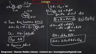 11  Enthalpie  Thermodynamique SMPC [upl. by Chadd520]