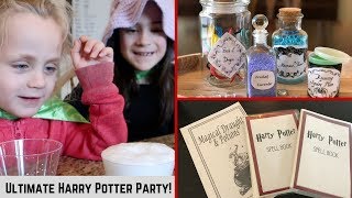 HARRY POTTER POTIONS CLASS amp MOVIE VIEWING PARTY  beingmommywithstyle [upl. by Field]