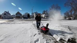 2023 Toro e21SP Single Stage Snow Thrower Review [upl. by Goth747]