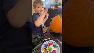 Carving Pumpkins with 6 Kids [upl. by Crockett]