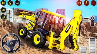 JCB Backhoe Loader Simulator  Railway Bridge JCB Games 3D  Android GamePlay [upl. by Dugaid979]