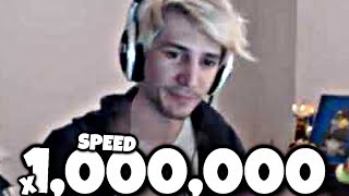 xQc Clap SPEED 1000000X [upl. by Eitac]