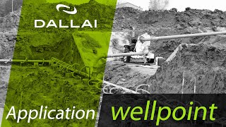 Dewatering system  Wellpoint system  Dallai [upl. by Yehs]