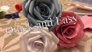 EASY PAPER ROSE DIY BEST MOTHERS DAY GIFT [upl. by Ynffit285]