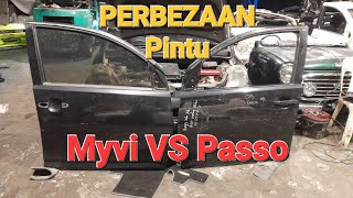 Perbezaan Pintu Passo vs Myvi old [upl. by Matt495]