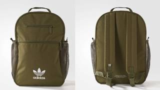 Adidas Originals  TREFOIL BACKPACK GreenWhite  027 [upl. by Eugeniusz]