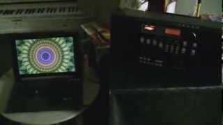 Grundig Satellit 4000 with fractal animation [upl. by Neicul468]