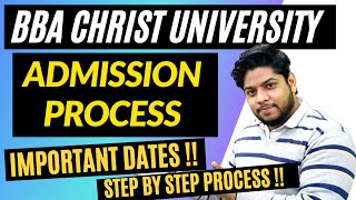 Christ University BBA Admission process 2022 Entrance exam syllabus pattern complete details [upl. by Cesar]