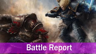 Horus Heresy Battle Report  World eaters vs Space Wolves 2500 pkt [upl. by Harding]