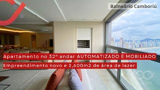 Apartamento no Edifício Pharos em Balneário Camboriú  Automatizado mobiliado equipado e SEM USO [upl. by Ahtel7]