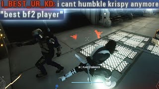 ARROGANT TRASH TALKER gets HUMBLED  HvV 1263  Star Wars Battlefront 2 [upl. by Newton361]