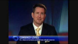 CTV interview with Kevin Gaudet on Ontarios HST [upl. by Lowis]