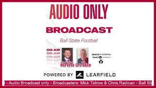 Ball State Football vs NIU  Audio Only Broadcast [upl. by Onez]