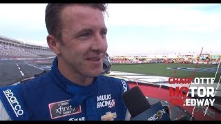 AJ Allmendinger celebrates NASCAR Xfinity Series win at Charlotte Motor Speedway Roval [upl. by Durstin980]