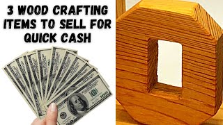 3 woodworking projects that sell quickly and easily  wood craft ideas [upl. by Esten605]