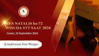 DIES NATALIS KE72 DAN WISUDA STT SAAT 2024 [upl. by Jb596]