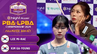 FULLMATCH Gayoung KIM vs Mirae LEE  LPBA BÁN KẾT  HIGH1 RESORT LPBA CHAMPIONSHIP 2024 [upl. by Bergquist207]