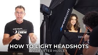 How to Light Headshots Peter Hurleys 5 Tips [upl. by Fabrianna]