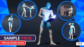 MOCAP STUDIO SERIES  FREE Sample Pack Video 1 of 2  Motion Capture Animation for Unreal 5 amp Unity [upl. by Adnih]