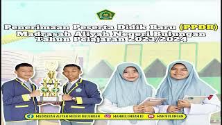 Tutorial Pengisian PPDB 20232024 Madrasah Aliyah Negeri Bulungan [upl. by Ettennor]