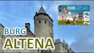 Burg 🏰 Altena  spektakulärer ErlebnisAufzug im Sauerland  Ruhrtopcard 2023  Jugendherberge [upl. by Lekkim459]