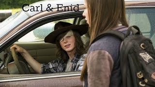 Carl amp Enid  The Walking Dead HD [upl. by Attenauqa]