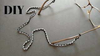 DIY Seed Bead Chain Easy Beaded Chain Necklace Beads Jewelry Making [upl. by Aketal]