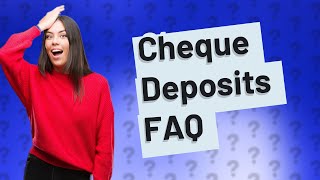 Can I deposit a cheque in non home branch [upl. by Enialb]