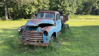 Will it run after 43 years 1952 Chevy dump truck [upl. by Delastre290]