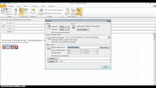 Advanced Options for Sending Email in Outlook [upl. by Ahsila127]