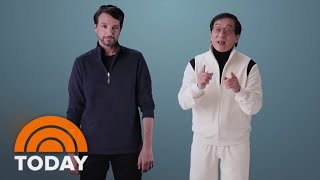 Ralph Macchio and Jackie Chan team up for new ‘Karate Kid’ [upl. by Aremat482]