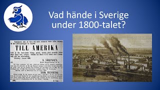 Vad hände i Sverige under 1800talet Sveriges historia [upl. by Mosenthal]