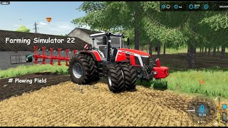 Plowing the field  FS 22 [upl. by Rillings]