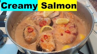 Salmon in Creamy Coconut Lemon Sauce [upl. by Harhay]